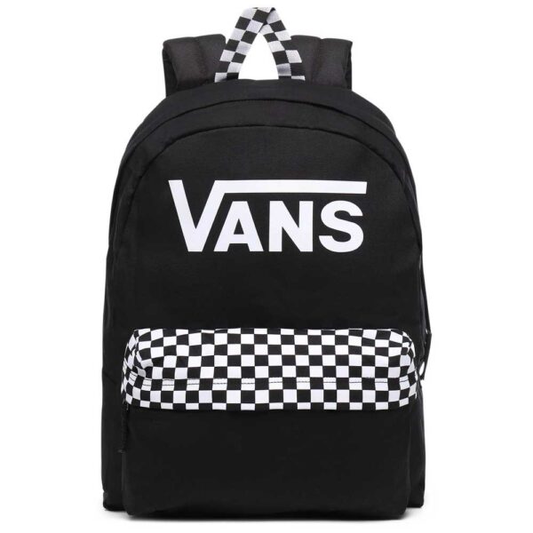 MOCHILA VANS BLANCO Y NEGRO
