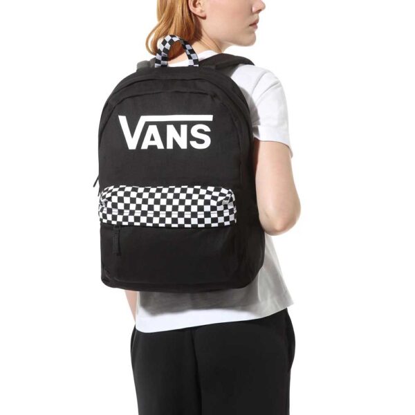 MOCHILA VANS BLANCO Y NEGRO - Imagen 2