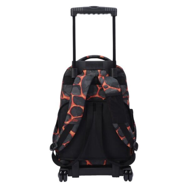 Mochila escolar con ruedas estampado rocas - Renglones - Imagen 3