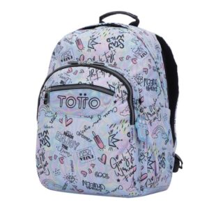 Mochila escolar adaptable a carro rainbow party - Acuareles